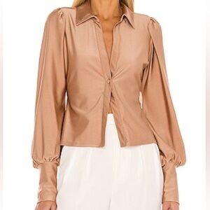 NWOT AFRM Zayne Collared Top